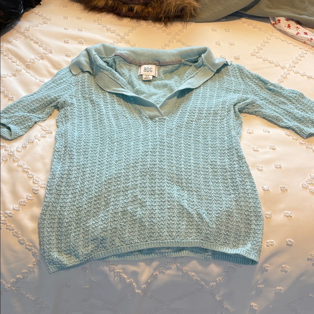 BDG Sky Blue Knit Top